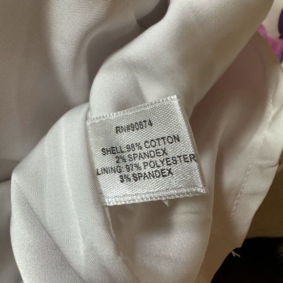 Boston Proper pink floral peplum blouse Size 14 - Picture 10 of 11